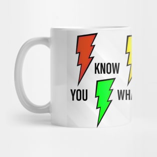 POWER RANGERS "YOU KNOW WHAT TIME IT IS" Mug